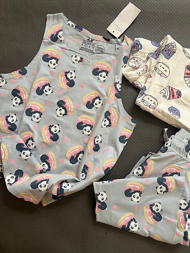 تاپ شلوارک زنانه نخی ۶۸۱ H&M