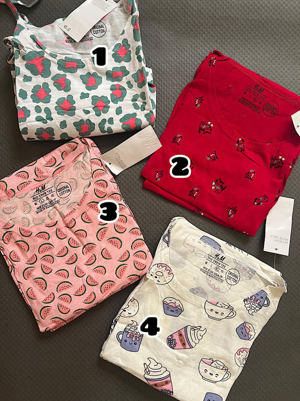 تاپ شلوارک زنانه نخی ۶۸۱ H&M