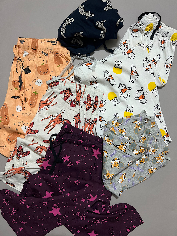 شلوارک نخی زنانه H&M