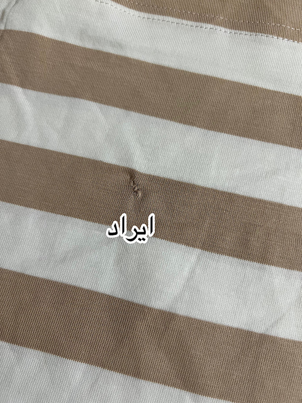 تیشرت راه راه باکسی(ایراددار-جزیی) کد:۶1